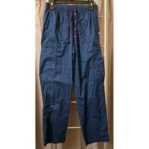 Uniforms Scrub Pants Lot of 3 Womens Small Medical Modern Stretch 2 Navy‎ 1 Teal